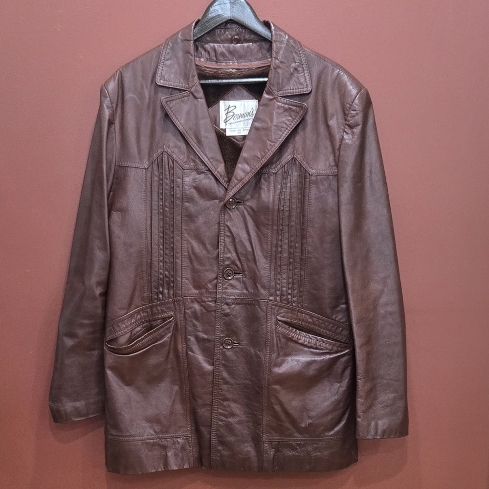 Vintage leather jacket by Bermans